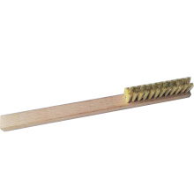 Pure  hog  bristle  cleaning  brush, Long wooden handle soft bath brush